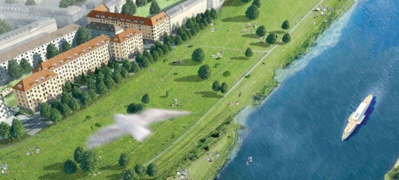 Unverbindliche Außenanimation - Vogelperspektive