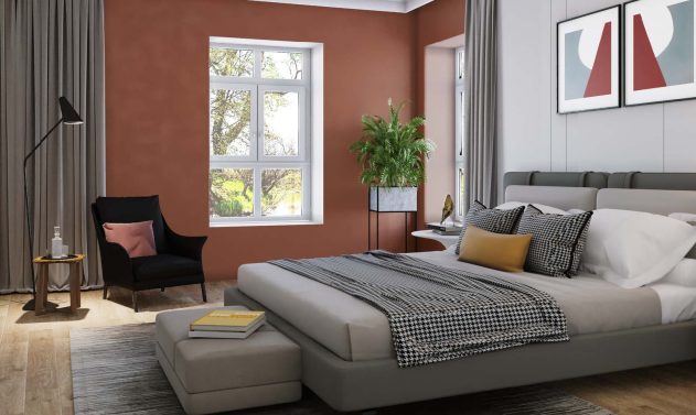 Unverbindliche Visualiserung Schlafzimmer