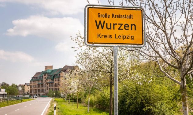 Der Ortseingang der Stadt Wurzen